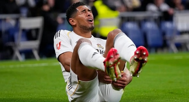Real Madrid mất Bellingham 1 tháng vì chấn thương