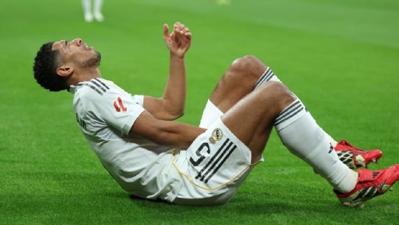 Real Madrid nín thở vì Jude Bellingham rời sân ở phút thứ 10